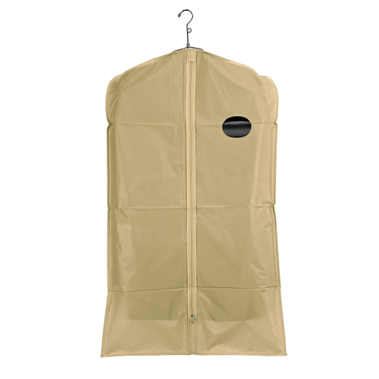 40"L Zippered Garment Cover Vinyl With Taffeta Finish Econoco 40/T (Pack of 100)