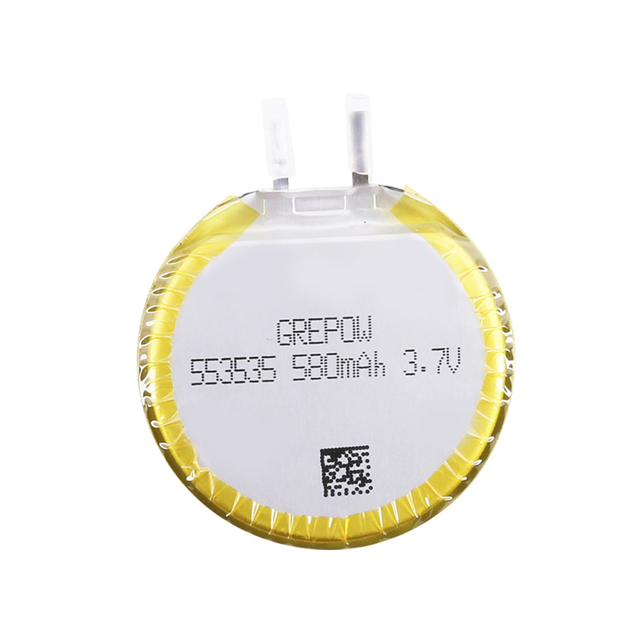 Grepow 580mAh 3.7V LiPo Round Shaped Battery 5535035