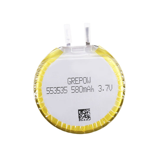 Grepow 580mAh 3.7V LiPo Round Shaped Battery 5535035