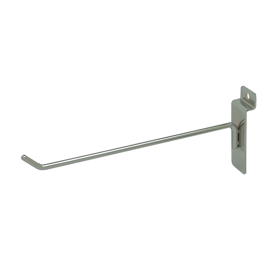 8" Thin Line Slatwall Hook - Chrome Econoco XTW/H8 (Pack of 96)