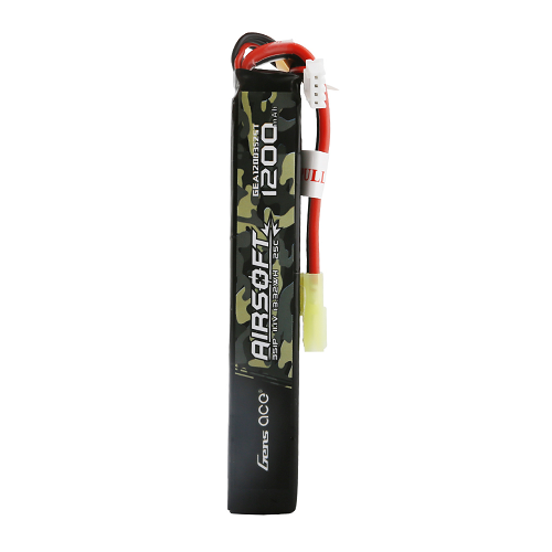 Gens Ace 1200mAh 3S1P 11.1V 25C Battery With Tamiya Plug-New Packaging