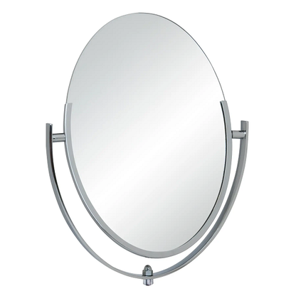 10" x 14" Chrome Double-Sided Oval Mirror Econoco 1014 (Pack of 6)