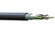 Corning 6 to 432 Fiber Single and Multimode Altos Lite Loose Tube Gel-Free Single Jacket Armored Cable