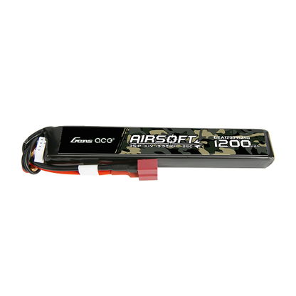 Gens Ace 1200mAh 3S1P 11.1V 25C Battery With Dean Plug