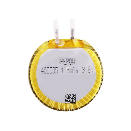 Grepow 405mAh 3.8V LiPo Round Shaped Battery 4035035