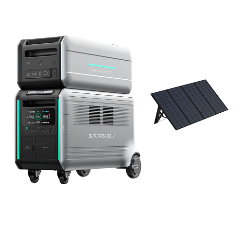 SuperBase V4600 Power Station Solar Generator and Satellite Battery 6400 With 400W Solar Panel Zendure