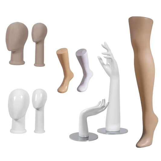 Countertop Millinery, Hands, Hosiery Displays