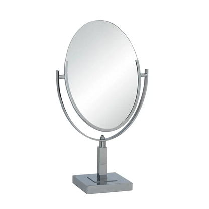 10" x 14" Chrome Double-Sided Oval Mirror Econoco 1014 (Pack of 6)