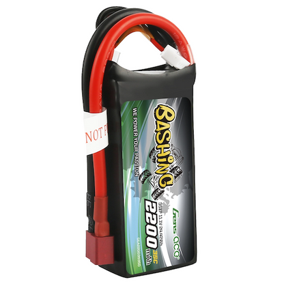 Gens Ace Bashing 2200mAh 3S1P 11.1V 35C Lipo Battery Pack W/ Deans Plug