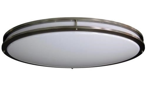 Amax Lighting LED-JR005L/NKL 70Watts 120V Nickel 32”X18’X4” LED Flush Mount (Pack of 1)