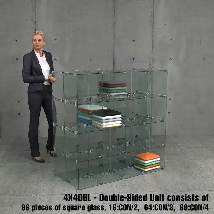 Tempered Glass For Cubbie Displays Econoco CB212 (Pack of 10)