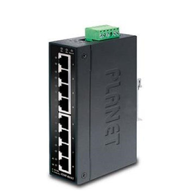 Planet ISW-801T IP30 Slim Type 8-Port Industrial Fast Ethernet Switch