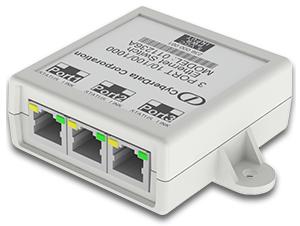Cyberdata 011236 3 Port Gigabit Ethernet Switch
