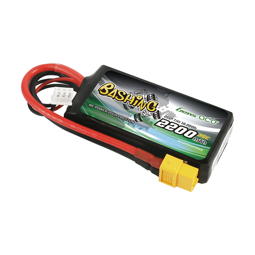 Gens Ace Bashing 2200mAh 2S1P 7.4V 35C Lipo Battery Pack With XT60 Plug