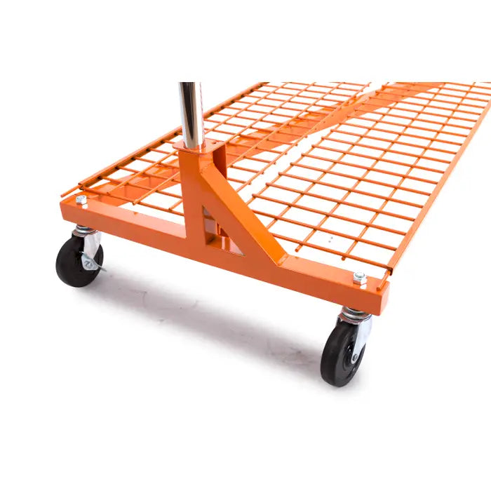 24'' Foldable Wire Shelf for Industrial Z-Racks with bolted base Econoco RZK8SLFO