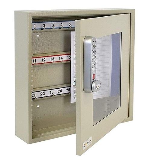 Code Locks Key Secure 97870 50-Hook Key Cabinet KL1000 SG KitLock