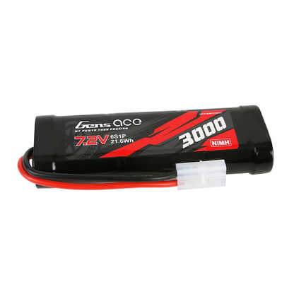 Gens Ace 3000mAh 6S1P 7.2V Ni-MH Battery With Tamiya Plug