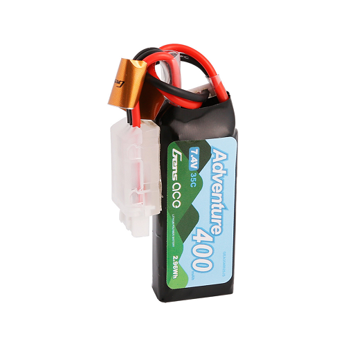 Gens Ace Adventure 400mAh 2S1P 7.4V 35C Lipo Battery Pack With JST Plug For RC Crawler