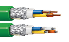 Belden 22 AWG Category 5e DataTuff Quad Cable Multi-Conductor Shielded Solid Bare Copper PVC Cable 7960A