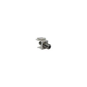 Vertical Cable 037-319WH F81 Coaxial Keystone Insert White