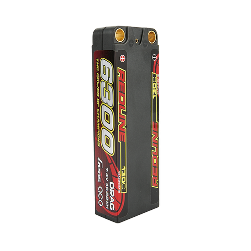 Gens Ace Redline Drag Racing Series 6300mAh 2S2P 7.4V 130C HardCase Lipo Battery