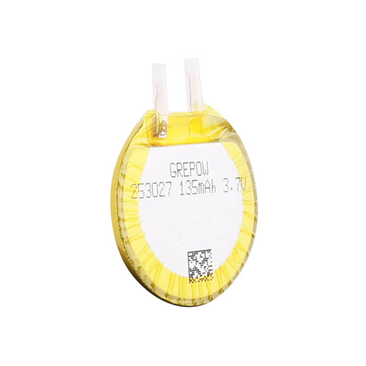 Grepow 135mAh 3.7V LiPo Round Shaped Battery 2530027