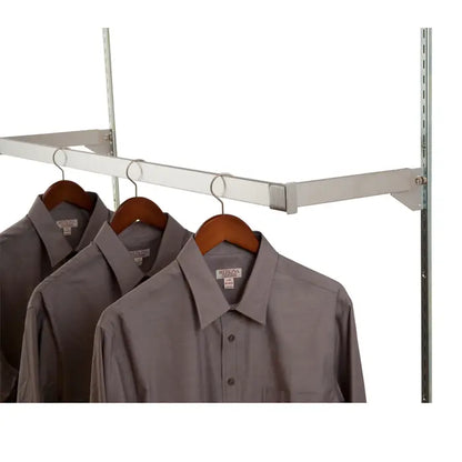 12" Long Rectangular Tubing Hangrail Bracket Econoco CR12-SC (Pack of 25)