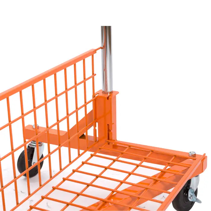 24'' Foldable Wire Shelf for Industrial Z-Racks with bolted base Econoco RZK8SLFO