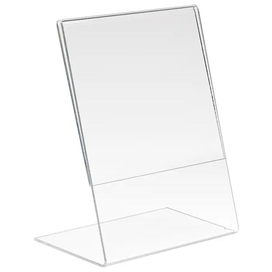 Acrylic Slantback Sign Holders for Counter Tops Econoco HP/CT57V-SB (Pack of 24)
