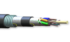 Corning 12 to 216 Fiber Single and Multimode Altos Loose Tube Gel-Free Triple Jacket Double Armored Cable