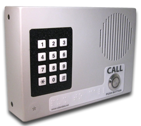 Cyberdata 11113 VoIP Intercom with Keypad Wall Mount Signal White