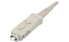 Corning 95-000-41 Unicam High-Performance Connector SC 62.5 &micro;m Multimode(OM1) Boot Beige