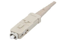 Corning 95-000-41 Unicam High-Performance Connector SC 62.5 µm Multimode(OM1) Boot Beige