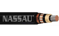 Type E 8 kV 140 Mils 444kcmil Armored and Sheathed MV RIG Flexible and Flame Retardant Medium Voltage Power Cable Single Conductor