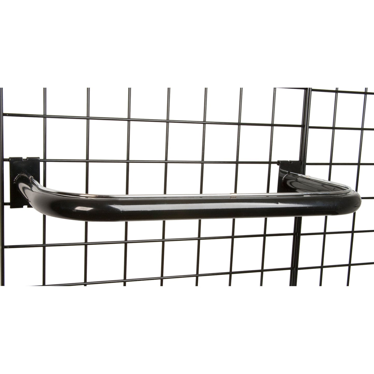 U-Shaped 1-1/4" Round Tubing Hangrail Black Econoco BLHG681