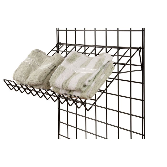 14"D x 22-1/2"L Sloping Shelf w/ 3" Lip Econoco BLK/SL22 (Pack of 6)