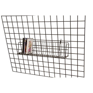 24" All purpose video shelf Fits Grid Panels, Slatwall & Pegboard Econoco BSK24V/B