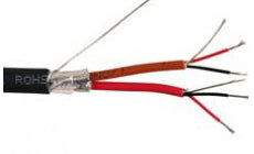Belden 5501FE Cable 22 AWG 3 Conductors Security and Commercial Audio Stranded 7x30 BC Riser CMR PVC Jacket Cable