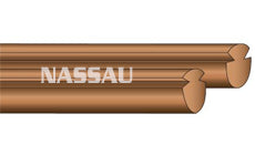 Service Wire 2/0 AWG Grooved Alloy 55 Bronze Magnesium Contact Wire for Electrified Rail Systems BGRV20MG55