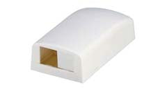 Panduit CBX2WH-AY Mini-Com Surface Mount Box Modules 2 Port White