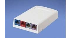 Panduit CBX4IW-AY Surface Mount Box 4 Port Off White