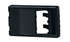 Panduit CFFPA2BL Angle D Furniture Faceplate 2 Port Black