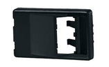 Panduit CFFPA2BL Angle D Furniture Faceplate 2 Port Black
