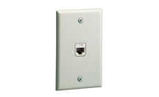 Panduit CFP1WH Vertical Faceplate 1 Port Classic White