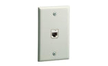 Panduit CFP1WH Vertical Faceplate 1 Port Classic White