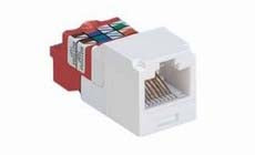 Panduit CJ5E88TBU Category 5e Mini-Com Module UTP T Style Blue