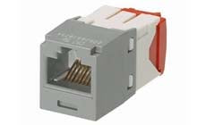 Panduit CJ5E88TGIG Category 5e Mini-Com Module UTP 8-Position 8-Wire TG Style Gray
