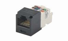 Panduit CJ688TPBL Category 6 Mini-Com Jack Module UTP TP Style Black
