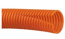 Panduit CLT25F-C3 Slit Wall Corrugated Loom Tubing Orange