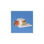Panduit CMBPREIY 5 Way Binding Post Module With Red Stripe Electric Ivory
